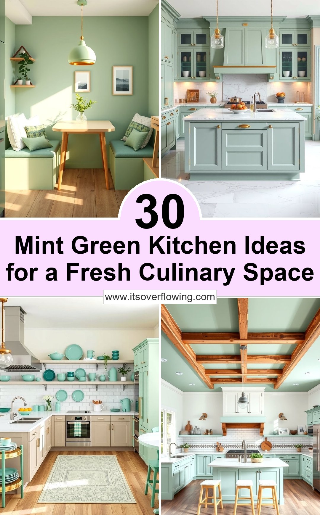 30 Mint Green Kitchen Ideas for a Fresh Culinary Space