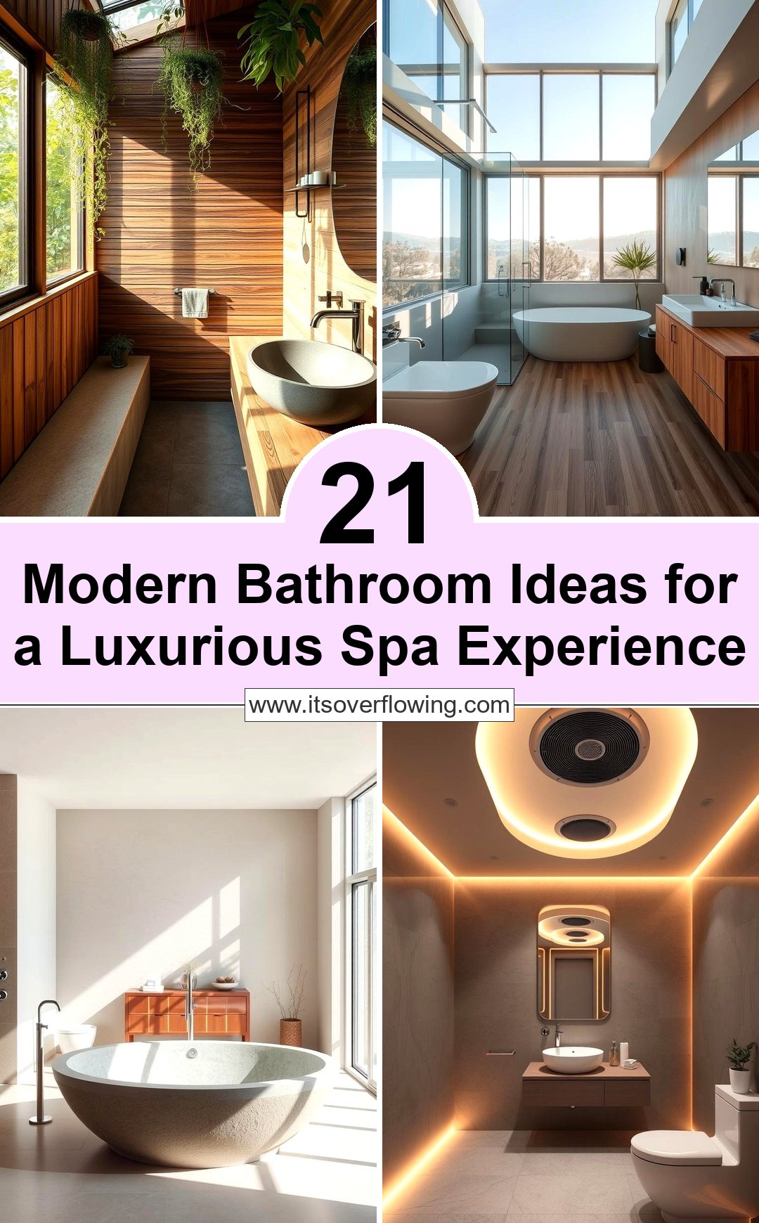 21 Modern Bathroom Ideas for a Luxurious Spa Experience