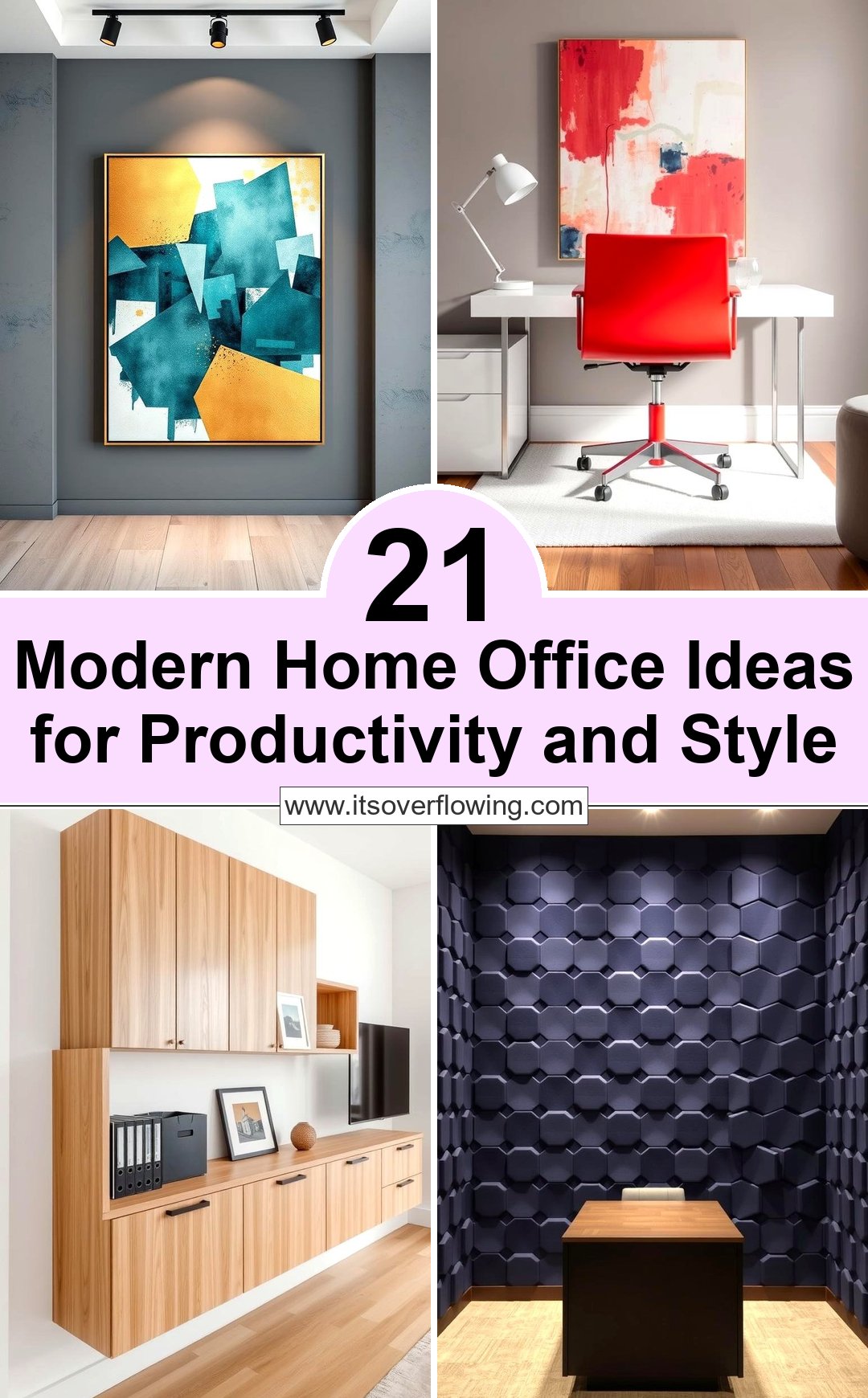 21 Modern Home Office Ideas for Productivity & Style