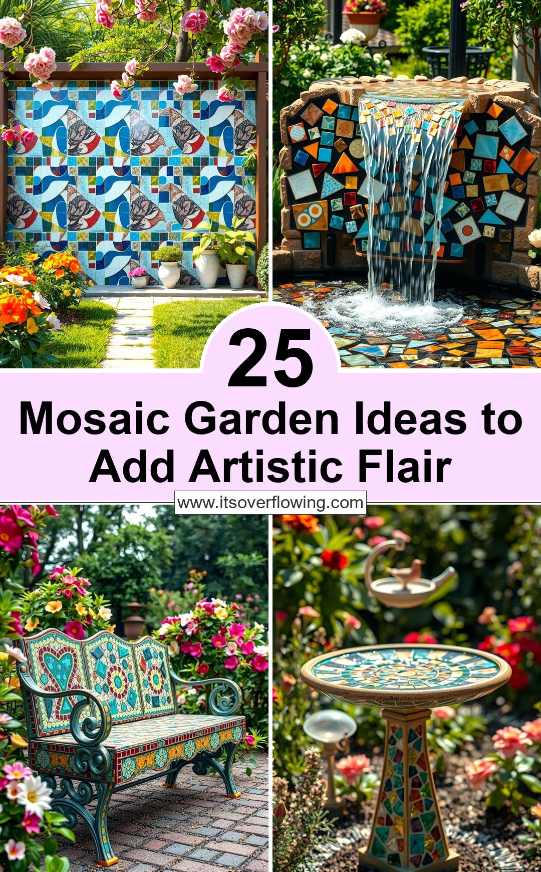25 Mosaic Garden Ideas to Add Artistic Flair