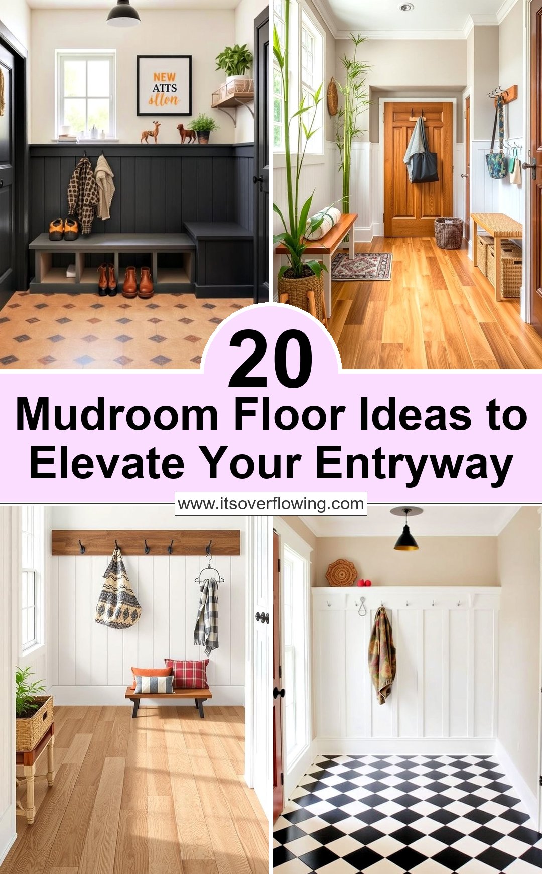 20 Mudroom Floor Ideas to Elevate Your Entryway