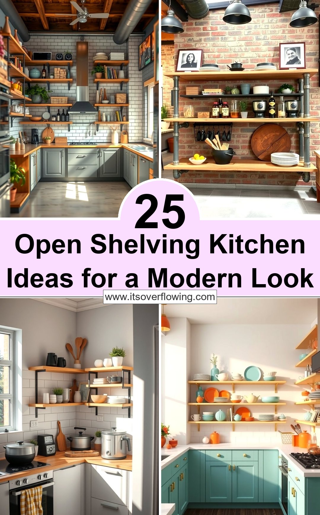 25 Open Shelving Kitchen Ideas for a Modern Look