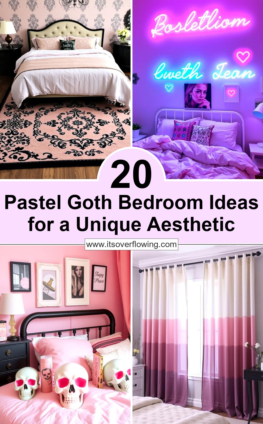 20 Pastel Goth Bedroom Ideas for a Unique Aesthetic
