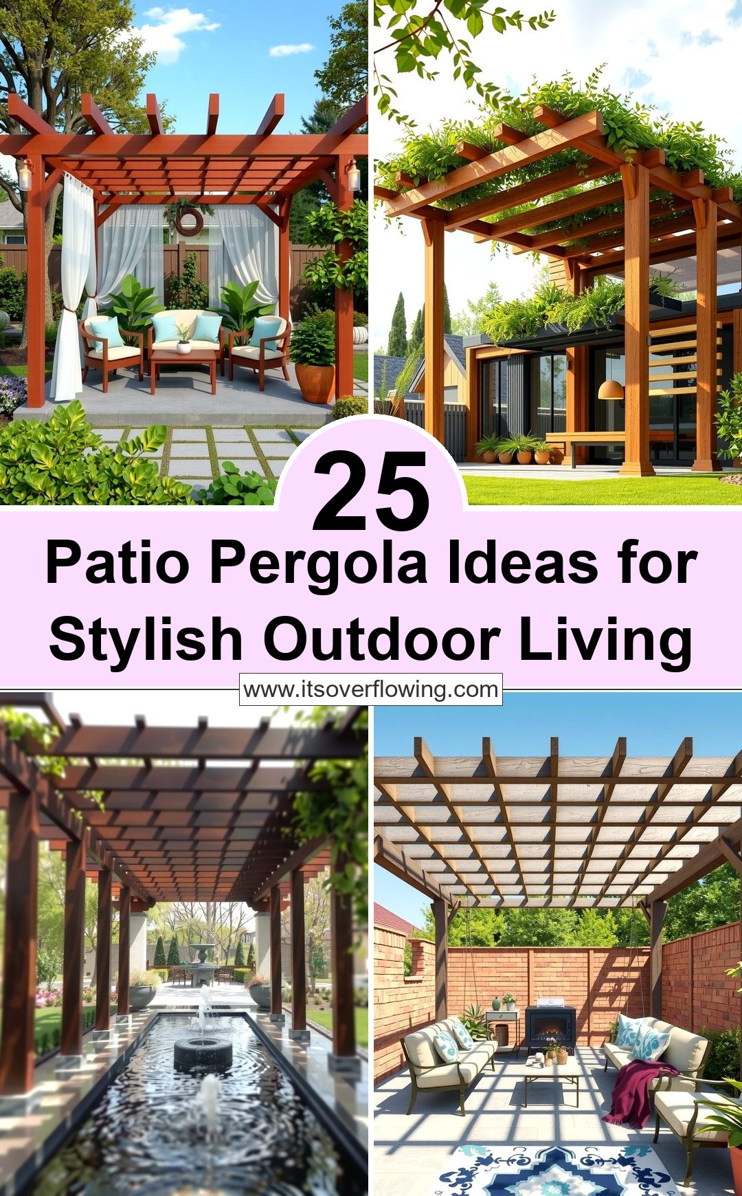 25 Patio Pergola Ideas for Stylish Outdoor Living