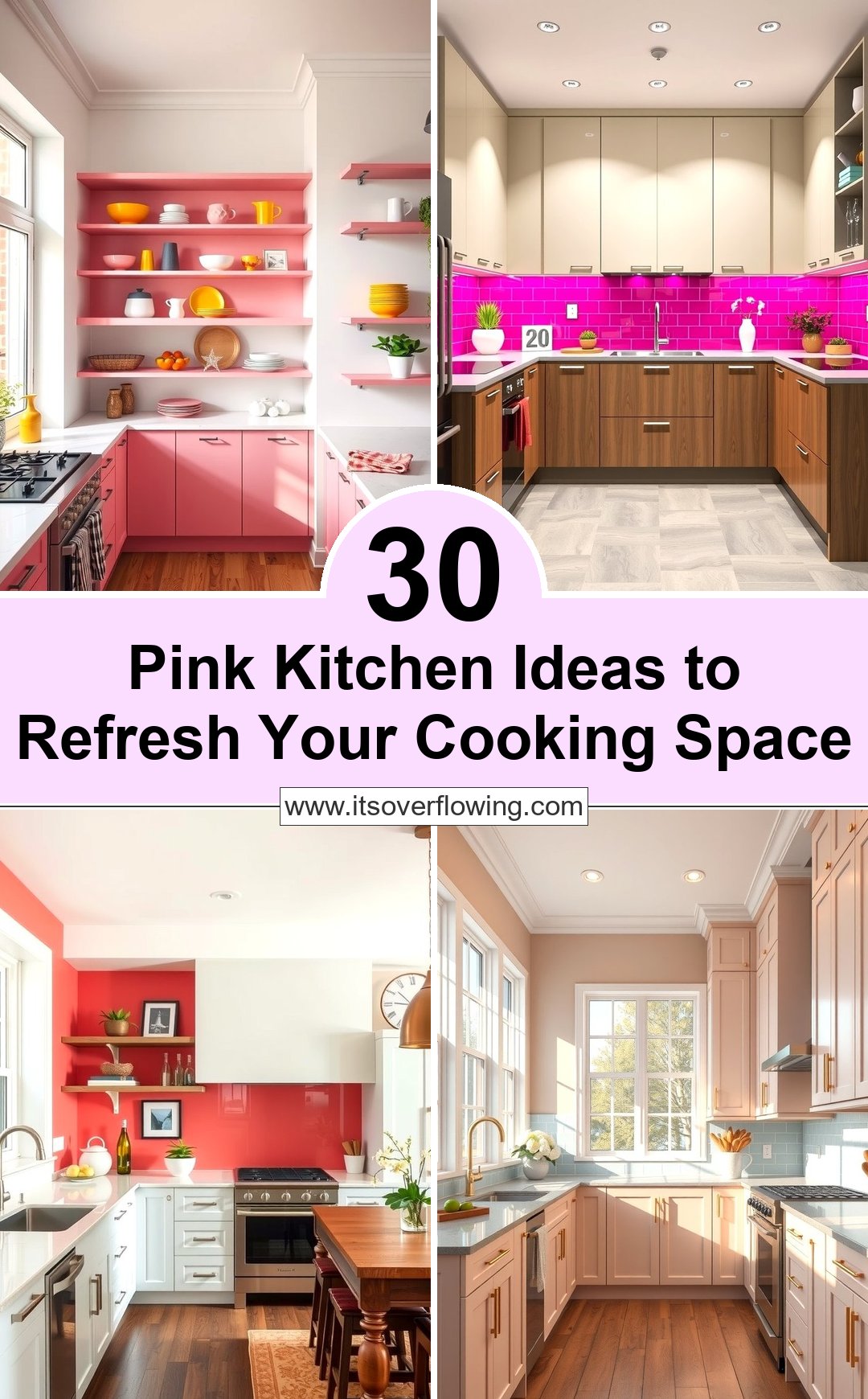 30 Pink Kitchen Ideas to Refresh Your Cooking Space