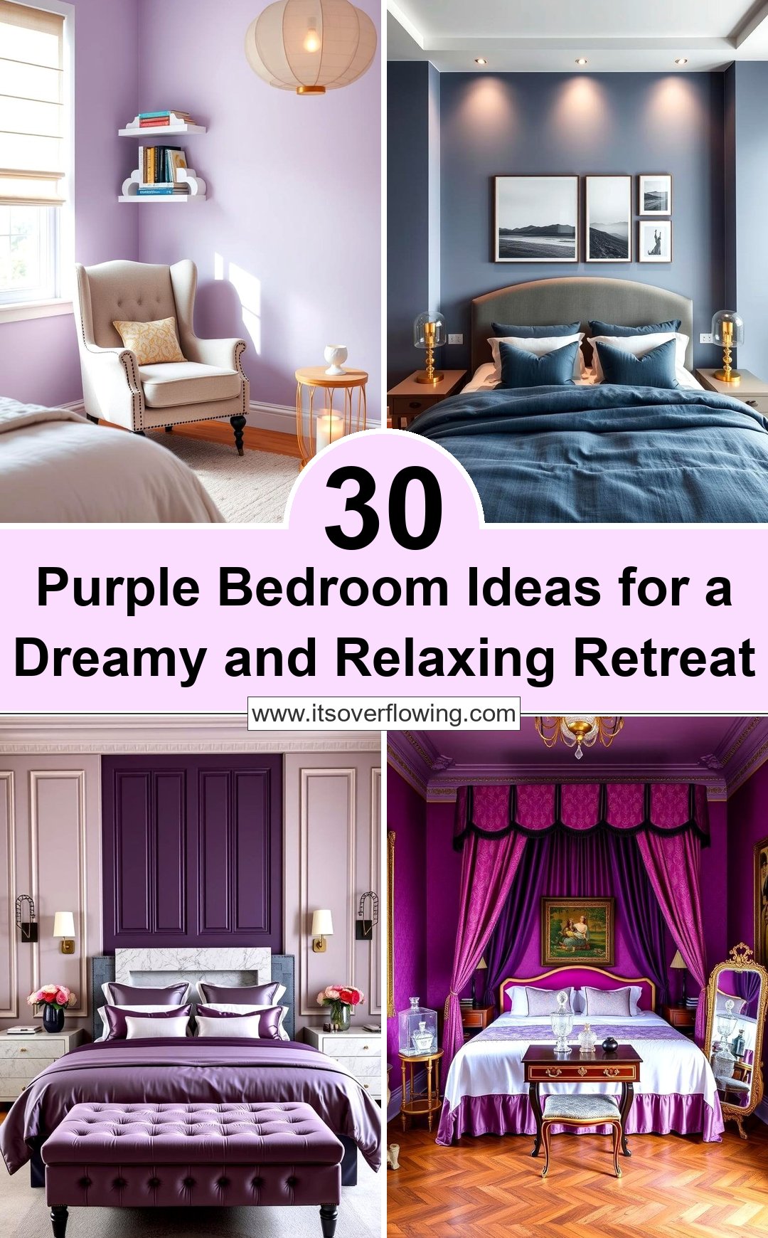 30 Purple Bedroom Ideas for a Dreamy and Relaxing Retreat