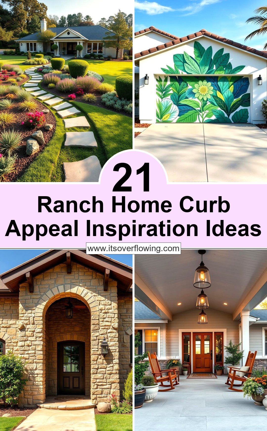 21 Ranch Home Curb Appeal Inspiration Ideas
