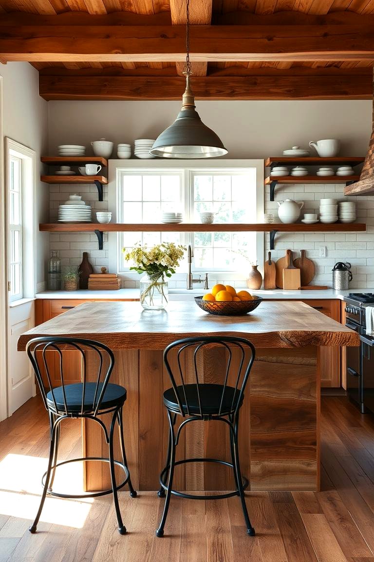 21 Rustic Kitchen Concepts for Warm Farmhouse-Inspired Designs