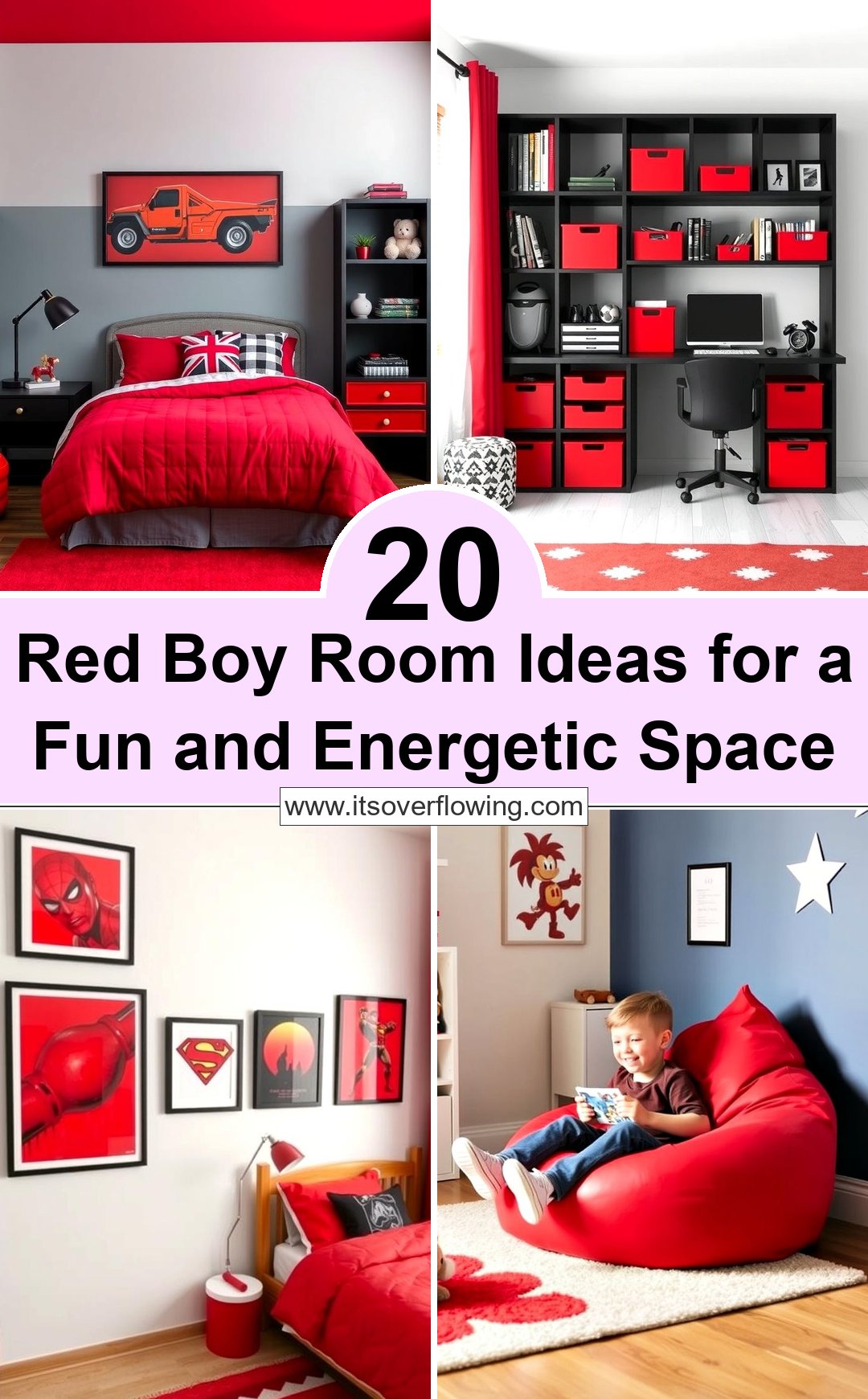 20 Red Boy Room Ideas for a Fun and Energetic Space