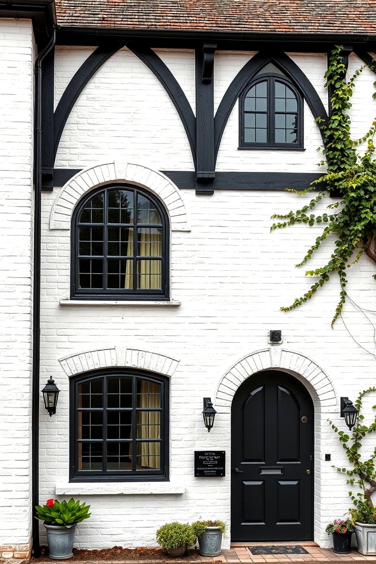 21 Striking Black &amp; White House Exterior Design Concepts