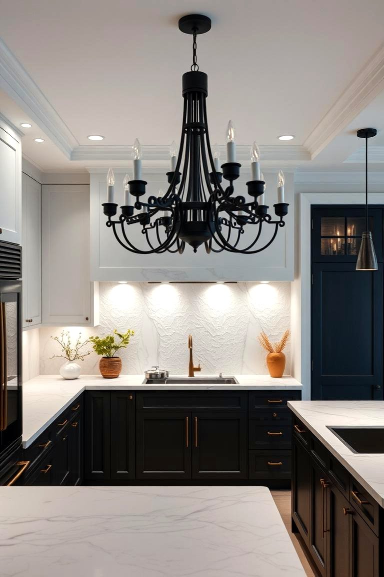 21 Striking Black & White Kitchen Ideas for Bold Spaces