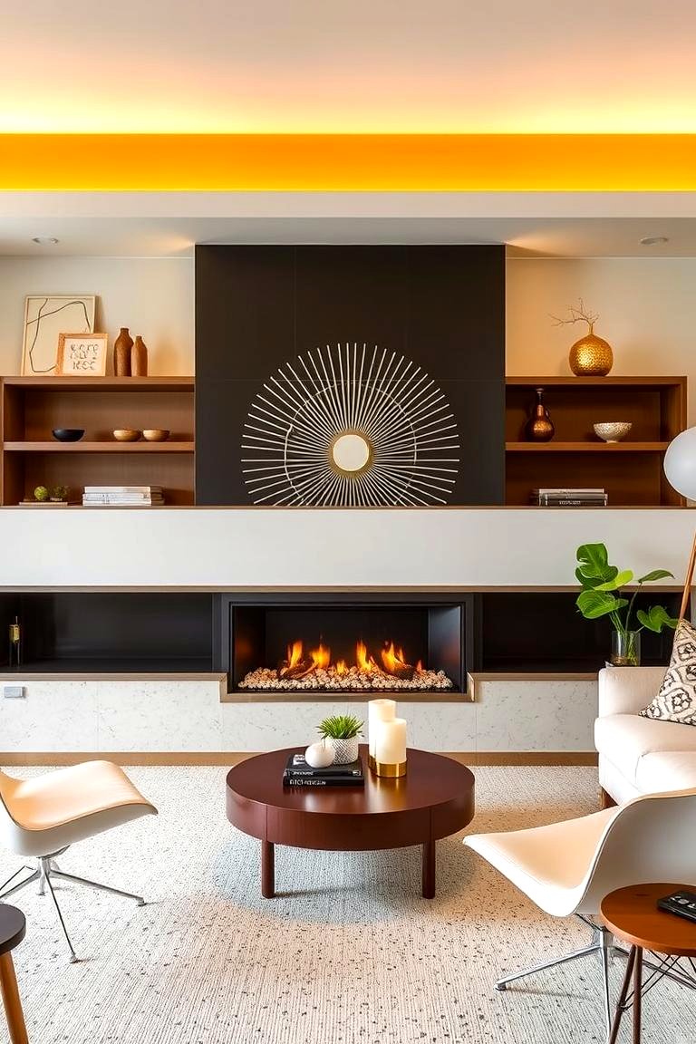 30 Linear Fireplace Ideas for Modern Home Heating