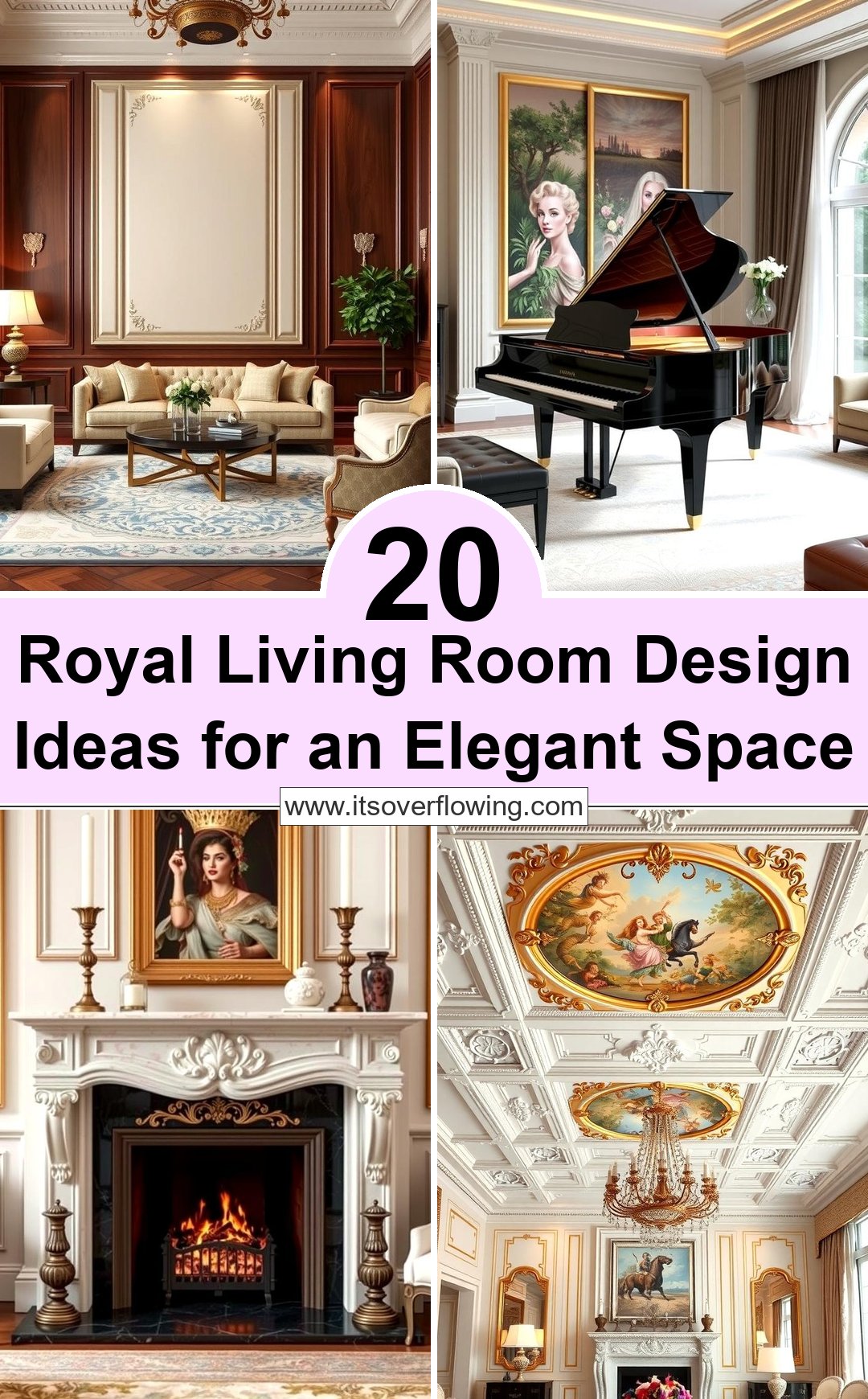 20 Royal Living Room Design Ideas for an Elegant Space
