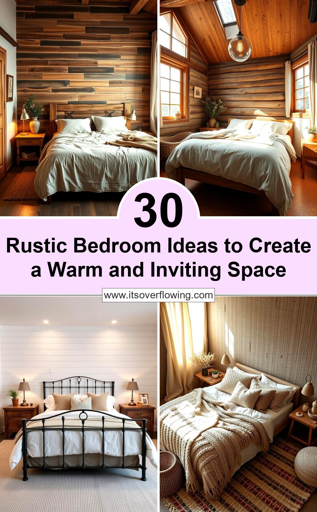 30 Rustic Bedroom Ideas to Create a Warm and Inviting Space
