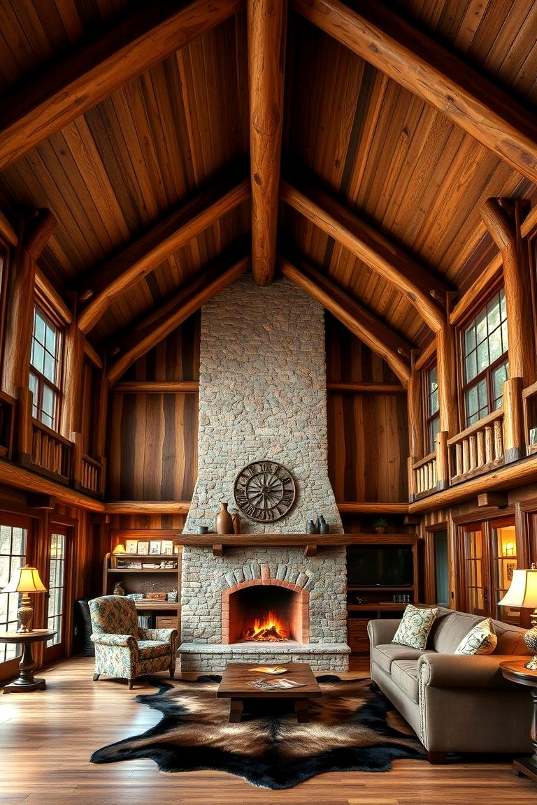 Timber Vaulting 21 Dramatic Vaulted Ceiling Ideas to Enhance Living Spaces