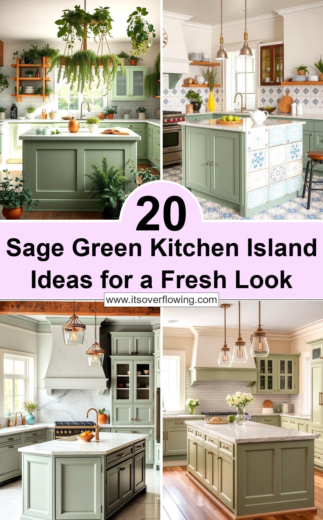 20 Sage Green Kitchen Island Ideas for a Fresh Look