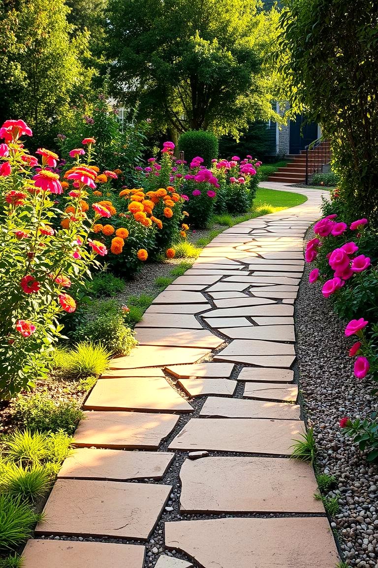 17 Rock Walkway Ideas for Natural and Low-Maintenance Paths