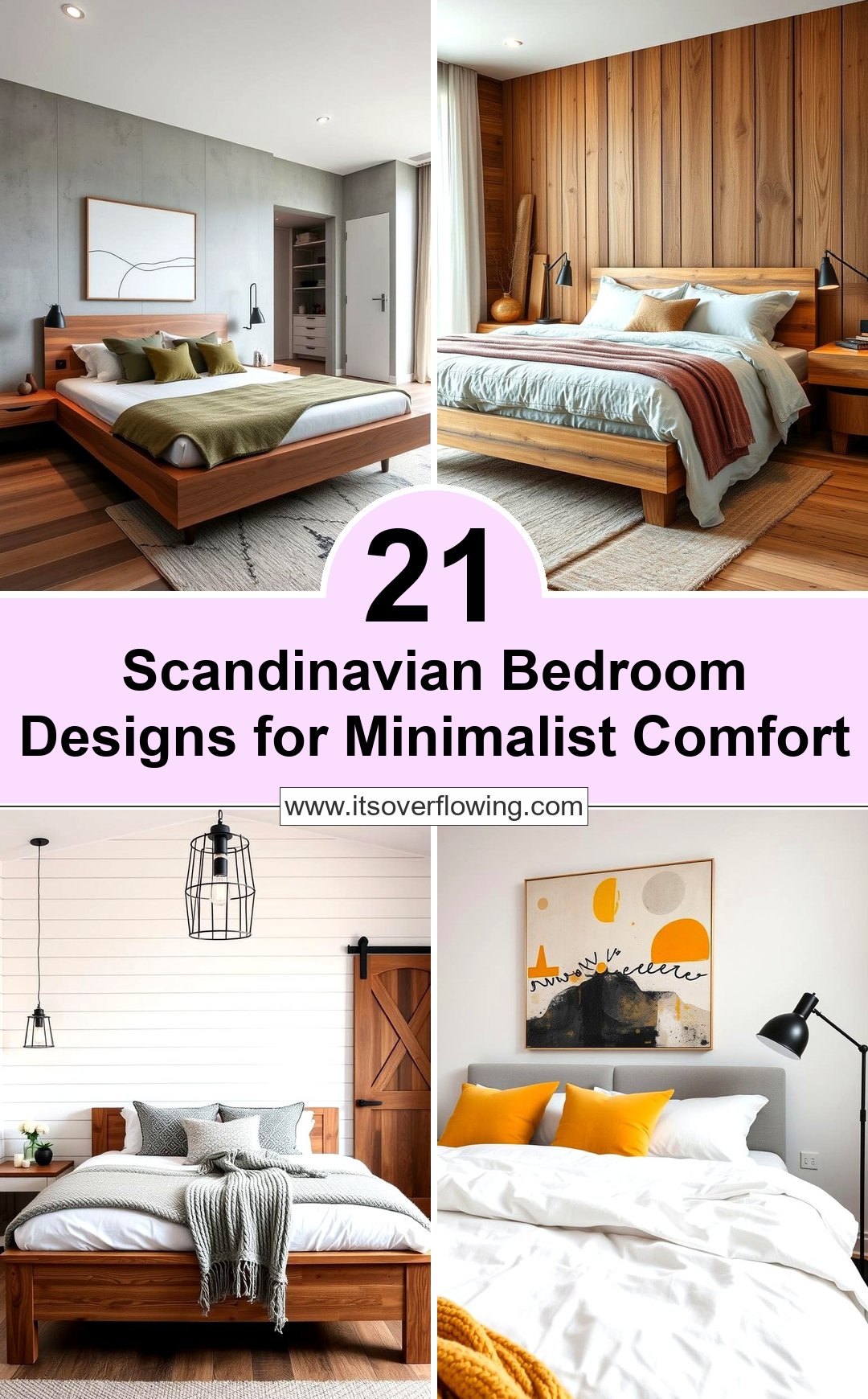 21 Scandinavian Bedroom Designs for Minimalist Comfort