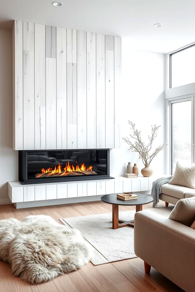 30 Linear Fireplace Ideas for Modern Home Heating