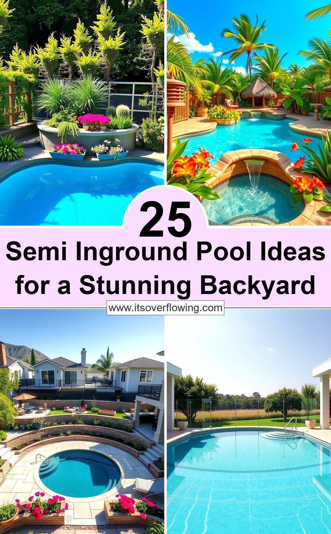 25 Semi Inground Pool Ideas for a Stunning Backyard