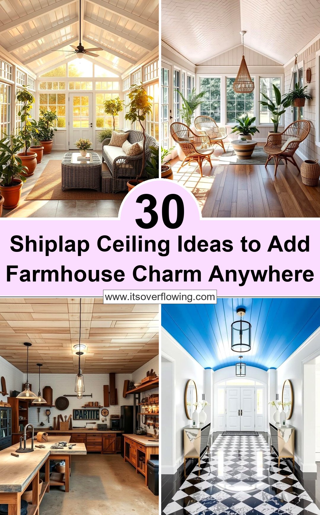 30 Shiplap Ceiling Ideas to Add Farmhouse Charm Anywhere