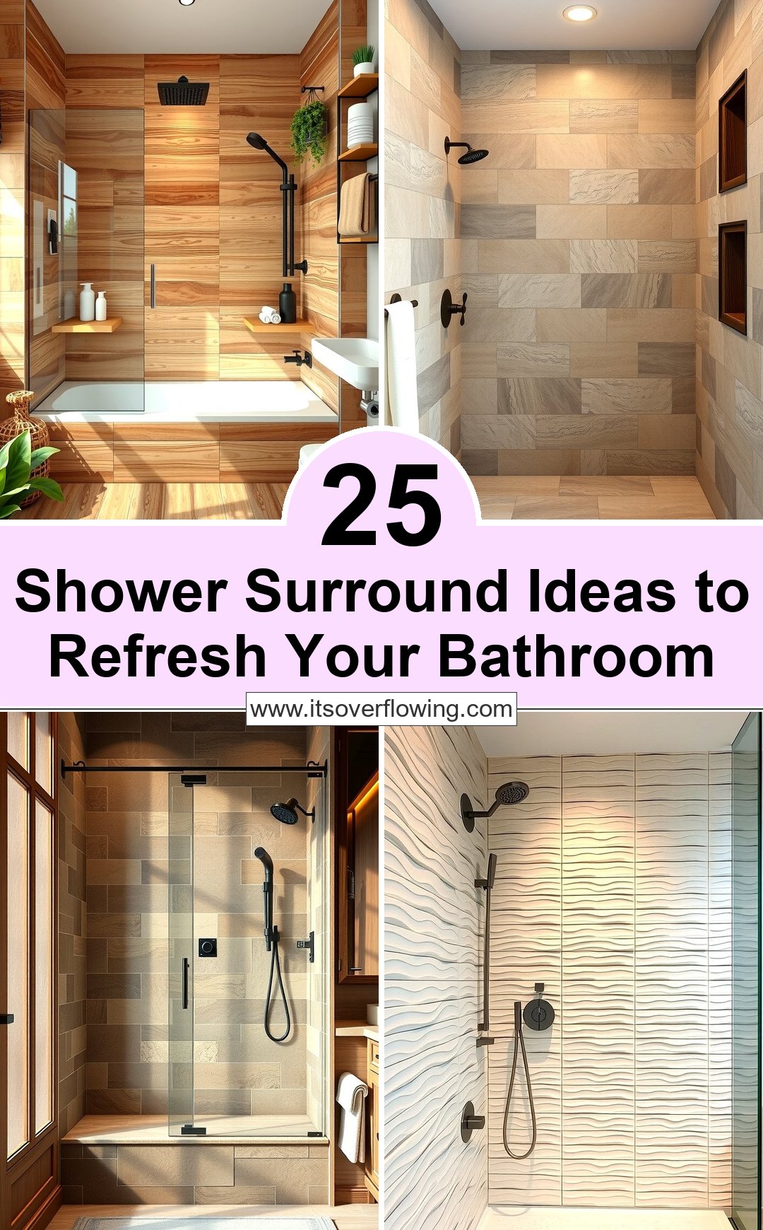 25 Shower Surround Ideas to Refresh Your Bathroom