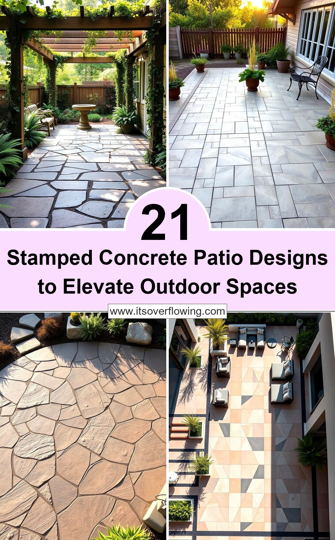 21 Stamped Concrete Patio Designs to Elevate Outdoor Spaces