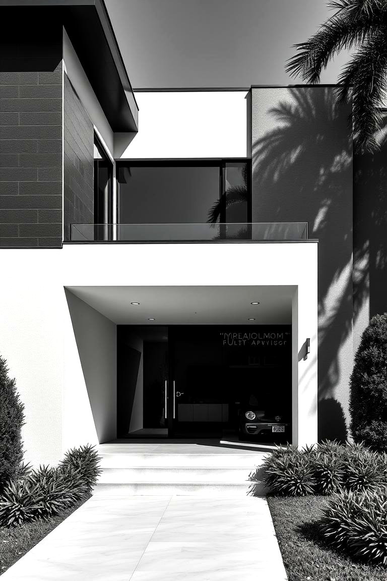21 Striking Black & White House Exterior Design Concepts