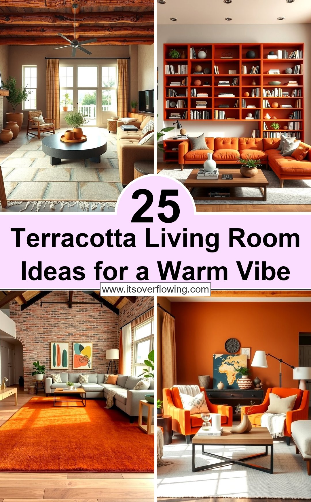 25 Terracotta Living Room Ideas for a Warm Vibe