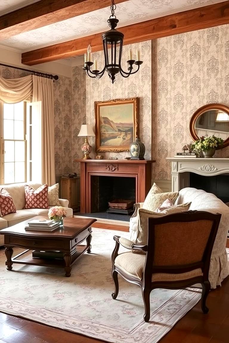 21 French Country Living Room Ideas for Rustic Elegance