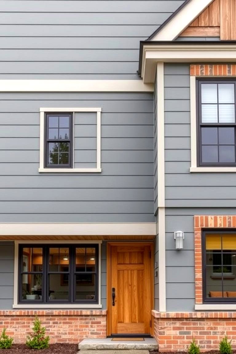 21 Gray Exterior House Paint Ideas For Stunning Curb Appeal Timeless Pewter Exterior