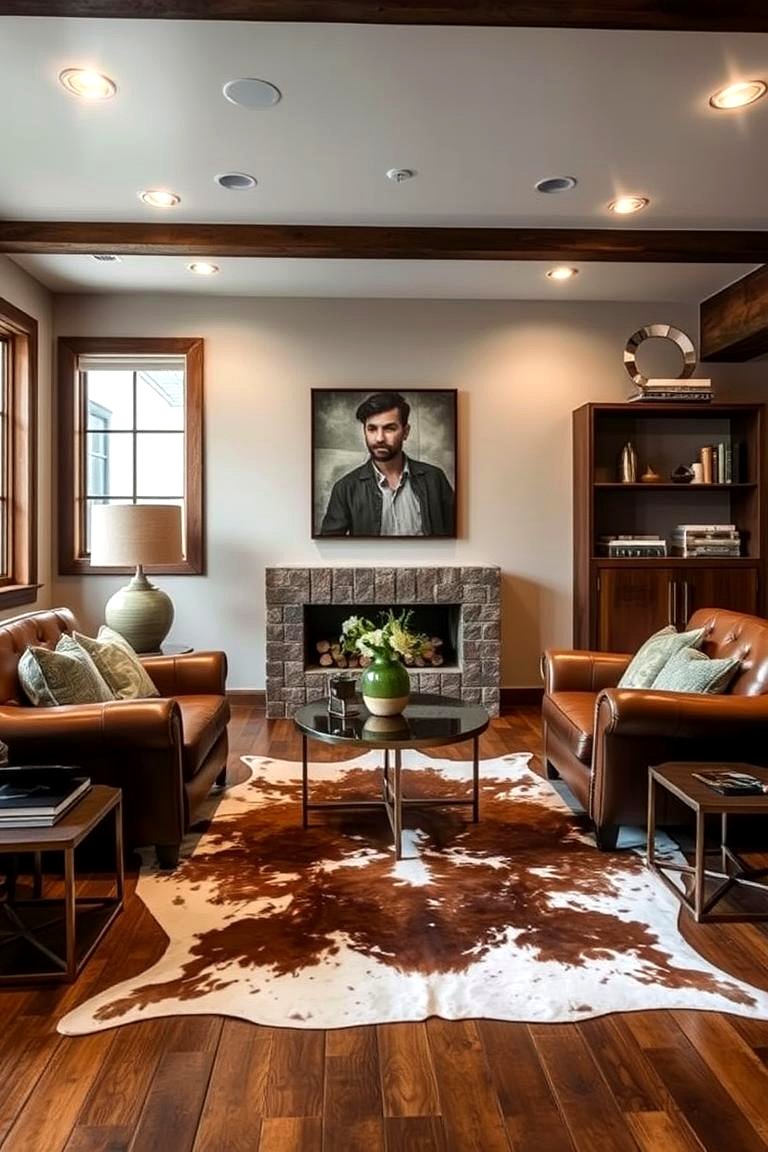 View of 21 Rustic Living Room Ideas for Cozy Natural Interior Designs