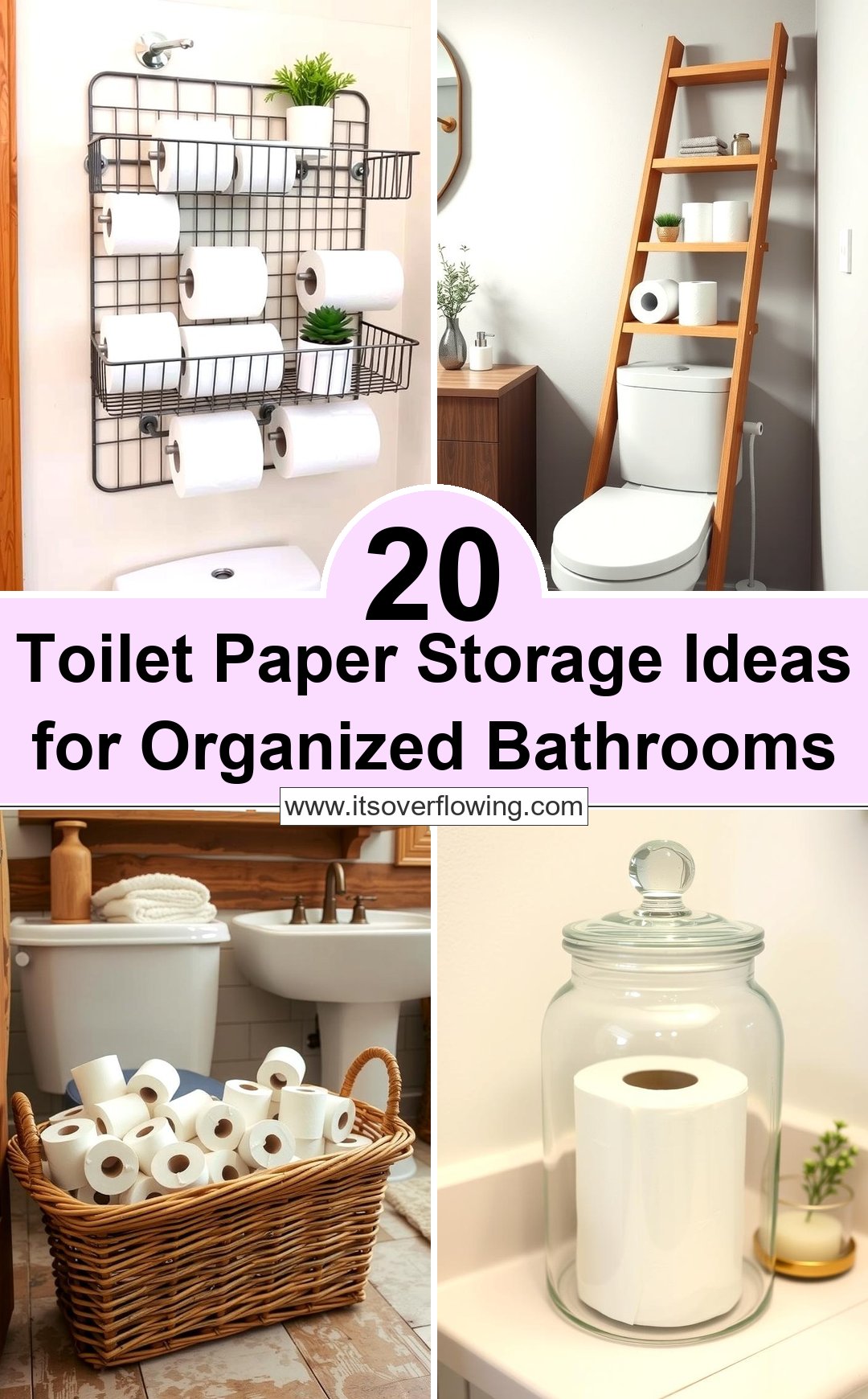 Toilet Paper Storage Ideas