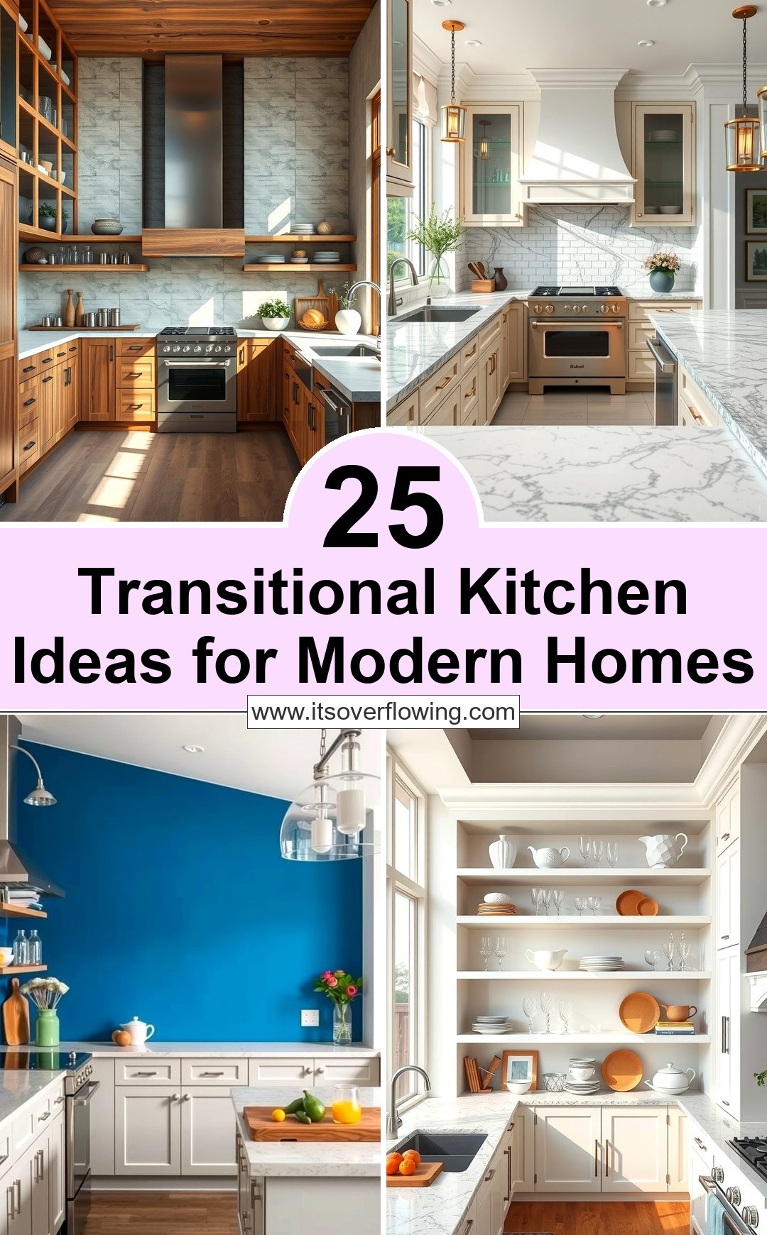 25 Transitional Kitchen Ideas for Modern Homes