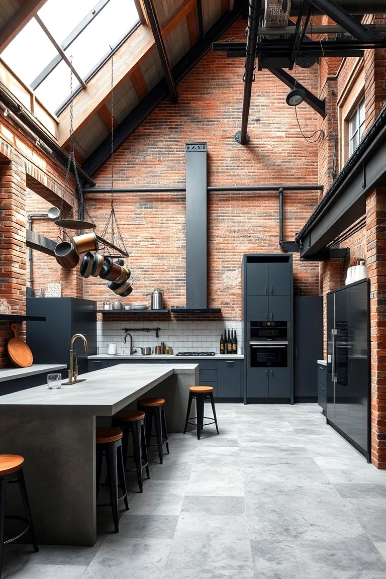 Beautiful view of Urban Loft Kitchen Inspiration