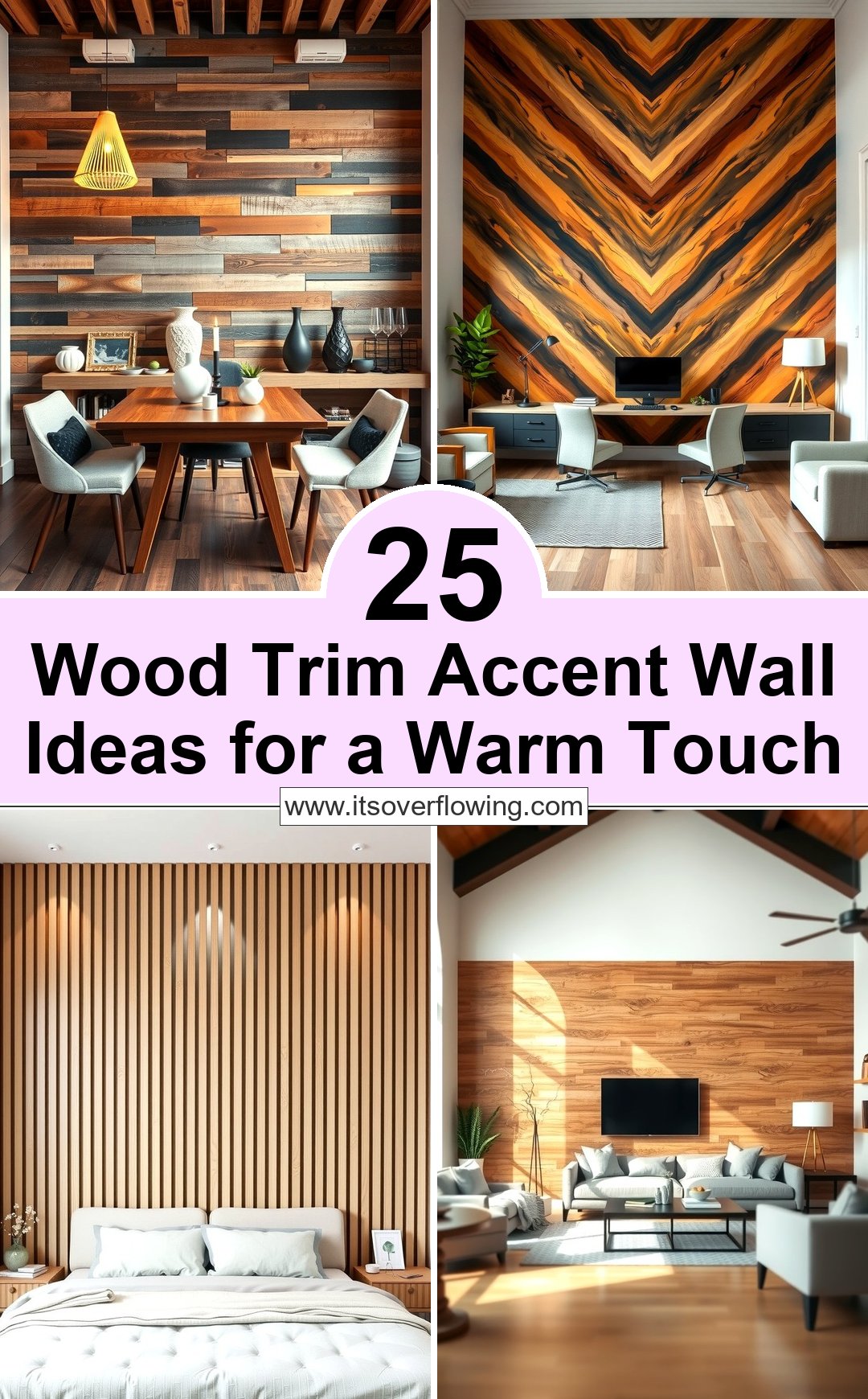 25 Wood Trim Accent Wall Ideas for a Warm Touch