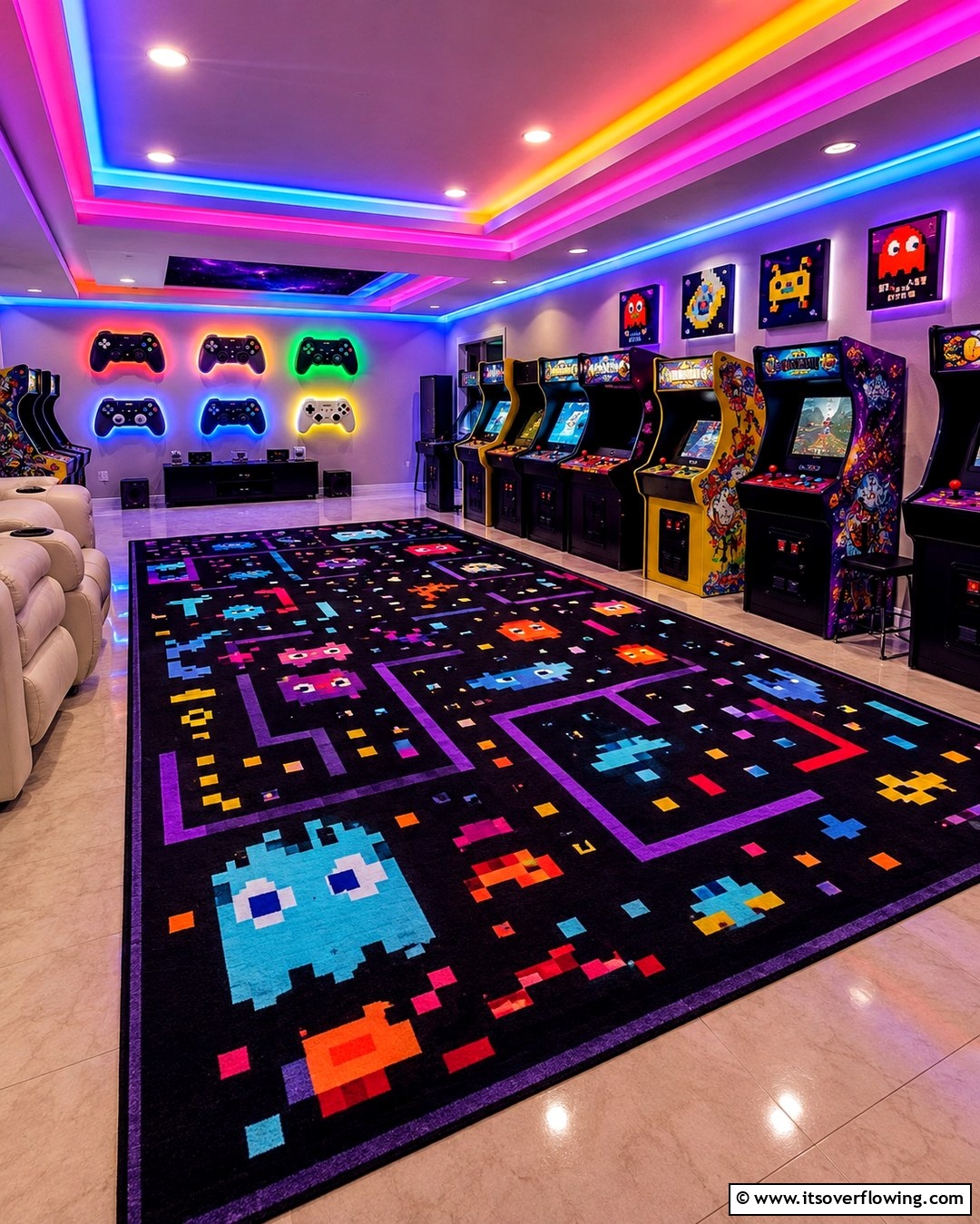 25 Exciting Arcade Room Ideas for Game Lovers