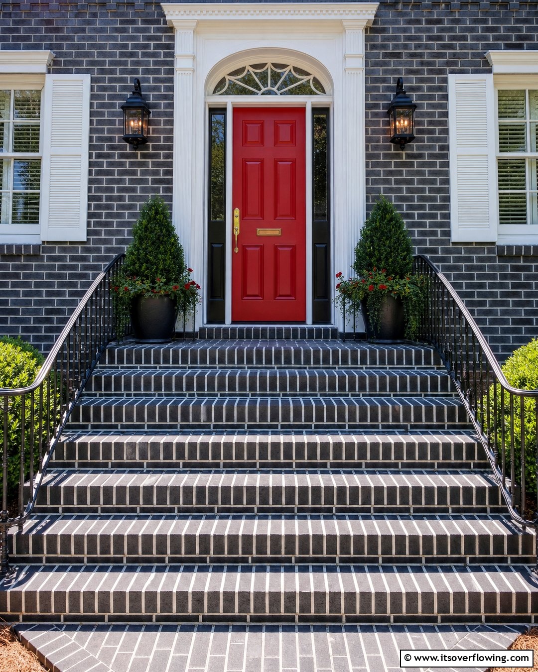25 Brick Front Steps Design Ideas for Curb Appeal