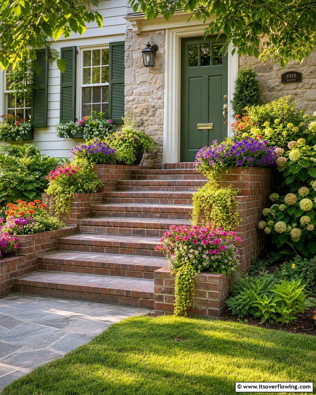 25 Brick Front Steps Design Ideas for Curb Appeal