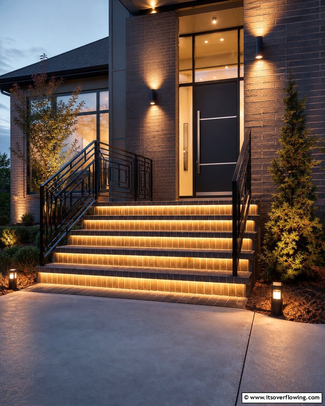 25 Brick Front Steps Design Ideas for Curb Appeal