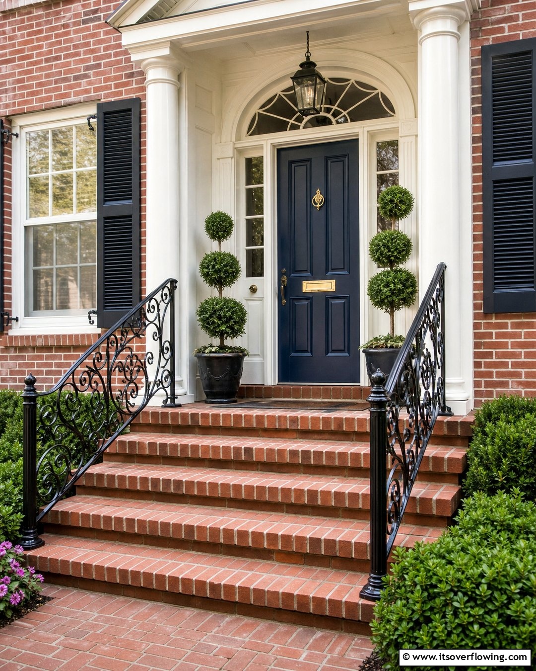 25 Brick Front Steps Design Ideas for Curb Appeal