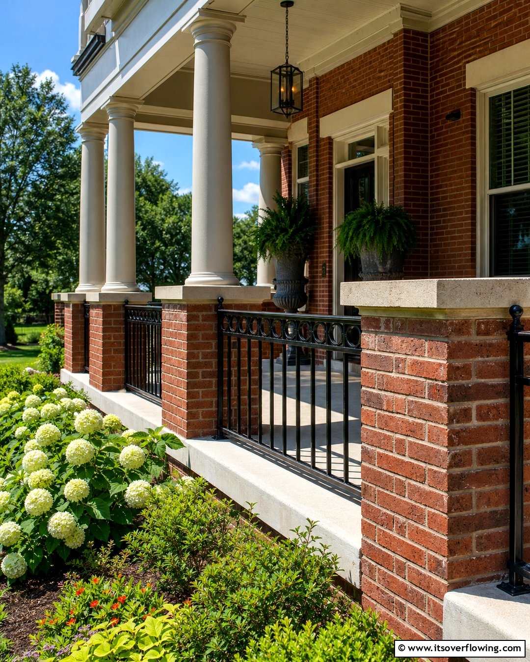 Brich Design Railing 25 Front Porch Railing Ideas to Enhance Curb Appeal