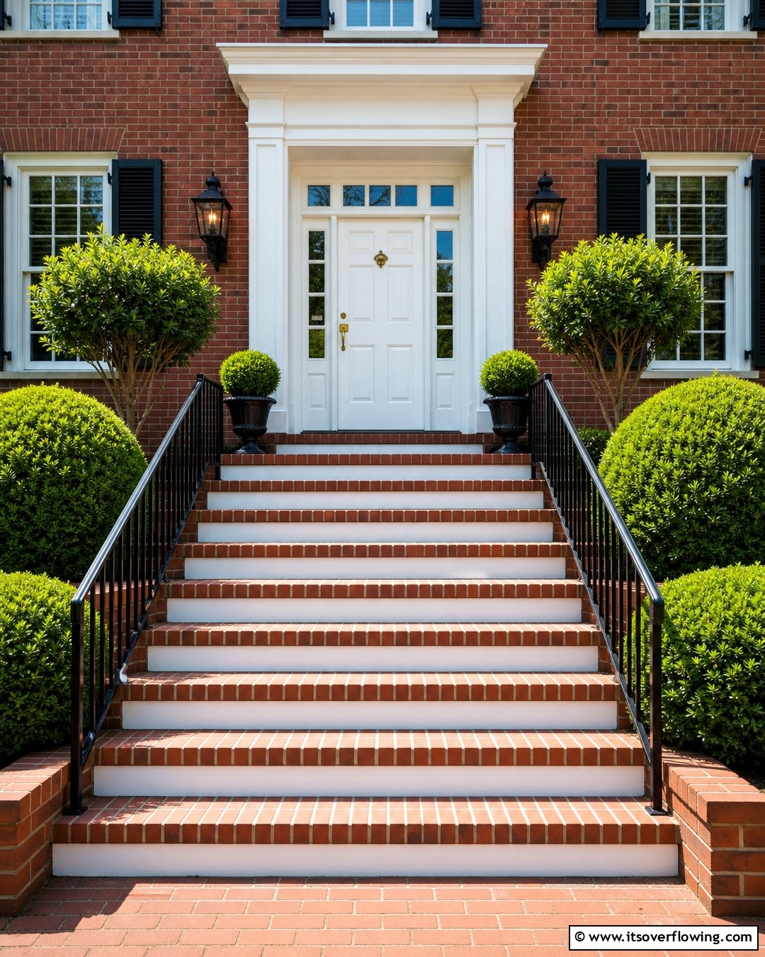 25 Brick Front Steps Design Ideas for Curb Appeal