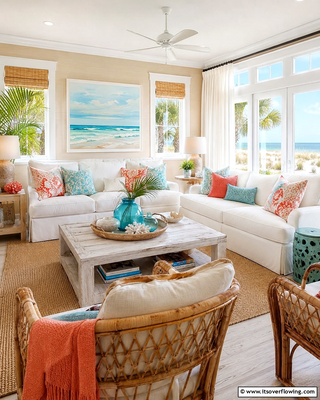 25 Beach House Living Room Ideas for a Coastal Vibe