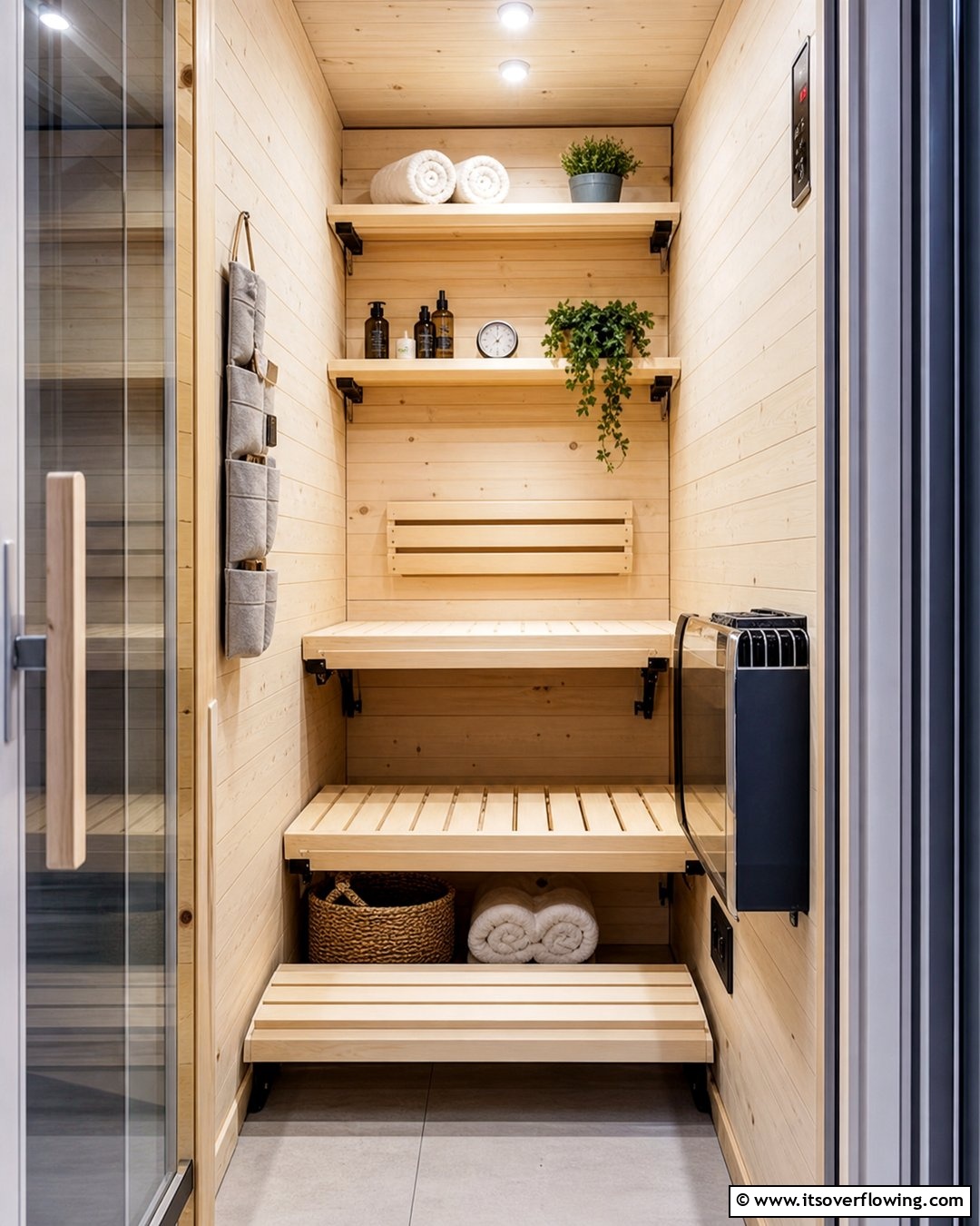 Compact Sauna Layout 20 Sauna Room Design Ideas for a Luxurious Home Spa