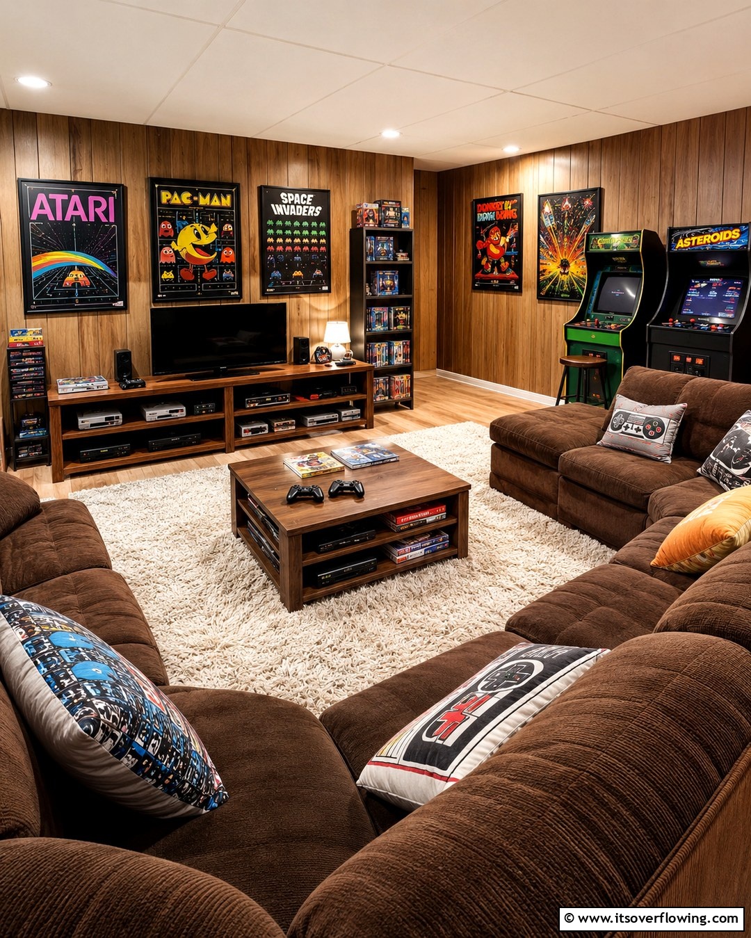 30 Fun Basement Game Room Ideas for Family Entertainment