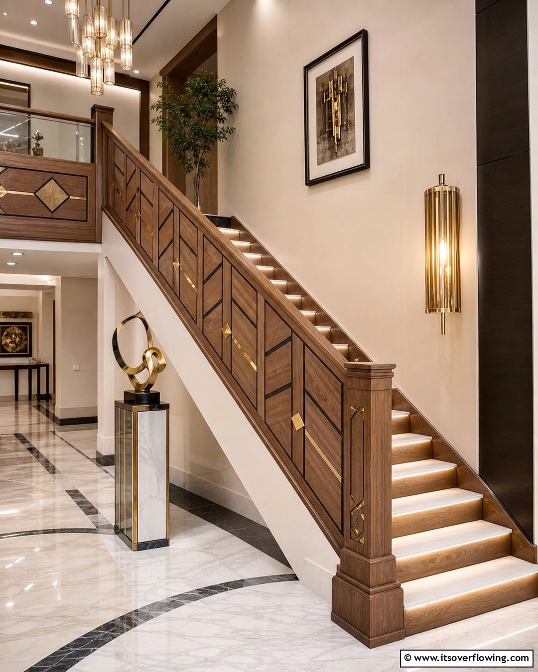30 Wood Stair Railing Ideas for Warm Architectural Detail