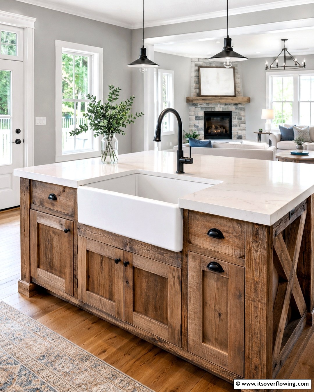 25 Farmhouse Kitchen Island Ideas for Rustic Charm