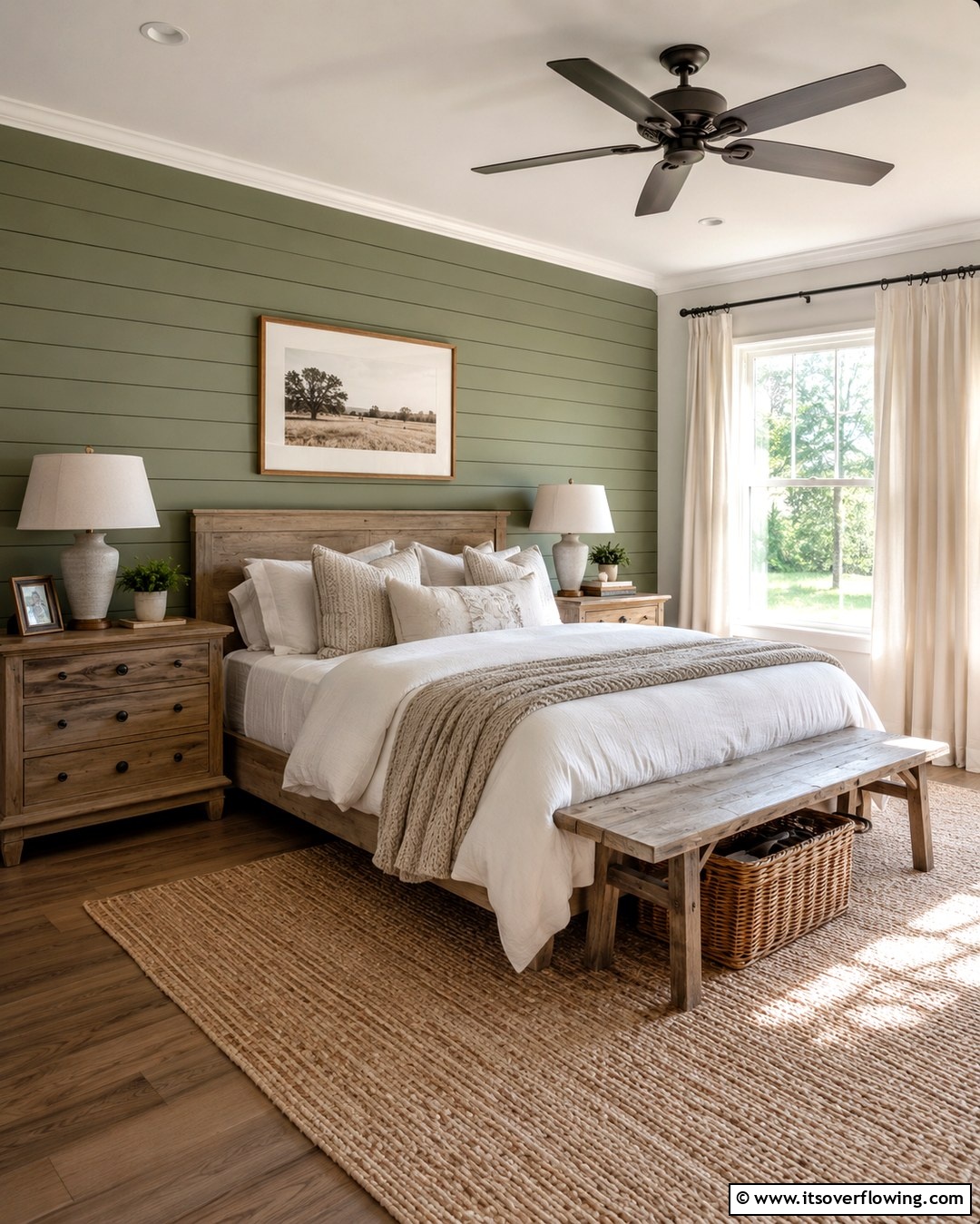 30 Green Panelling Ideas for a Serene Bedroom