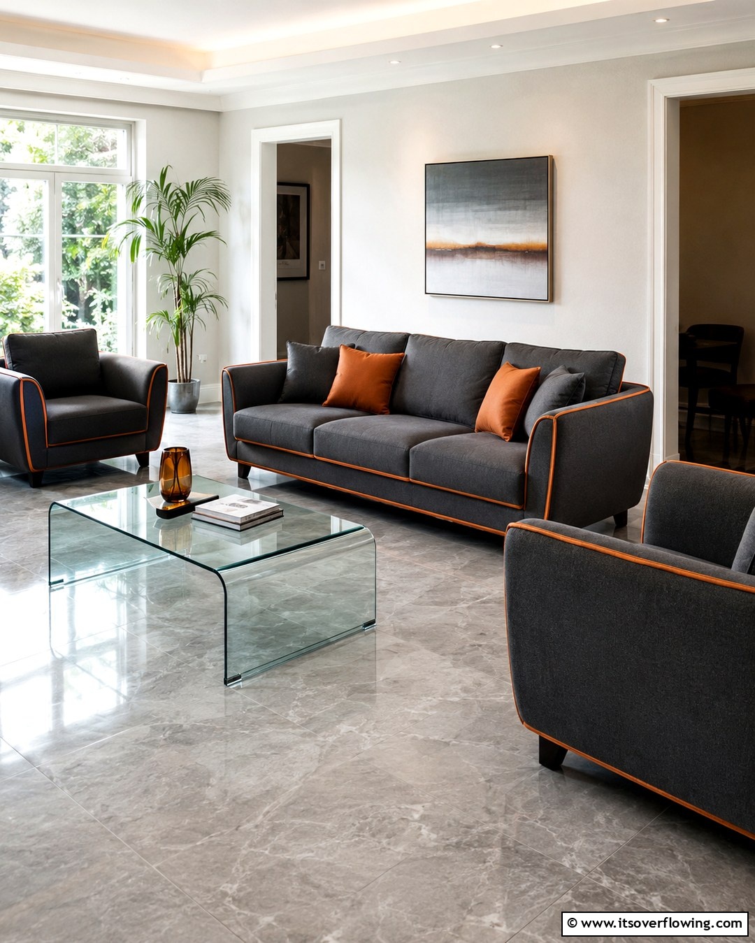 25 Orange and Grey Living Room Ideas for a Modern Look